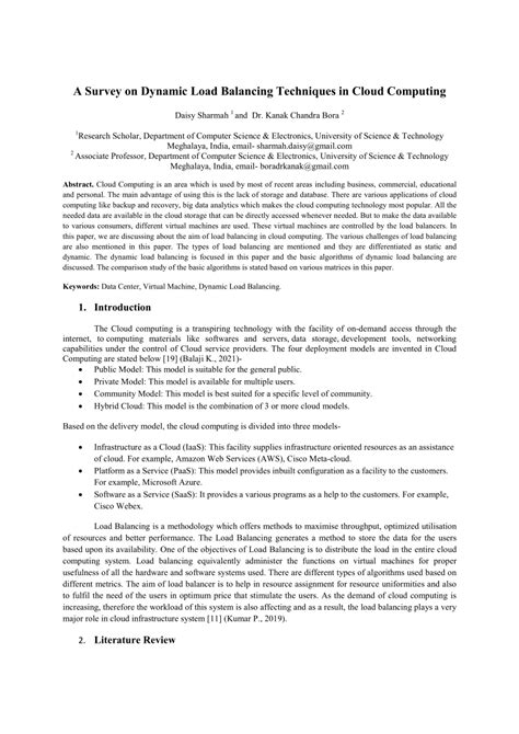 Image result for Dynamic Load Balancing in Cloud Computing