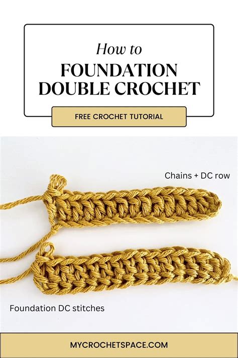 Image result for Foundationless Double Crochet