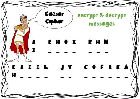 Image result for Caesar Cipher Worksheet 2