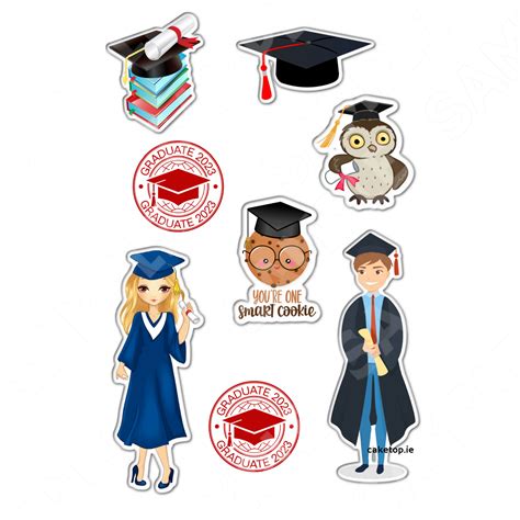 Graduation Cake Topper Printable に対する画像結果