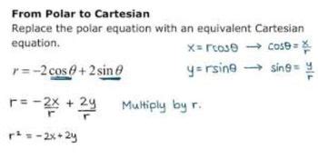 Toradh íomhá ar Convert Rectangular Equation to Polar