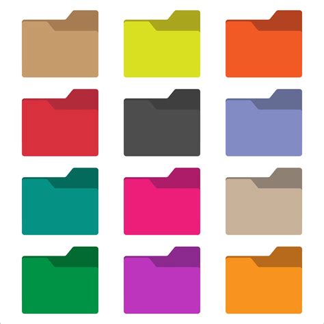 Image result for Colored File Folder Icons