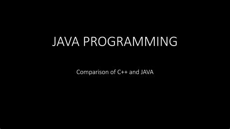 Image result for Java Programming vs C++ A