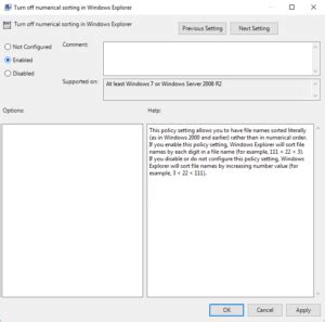Toradh íomhá ar Numerical Sorting Key