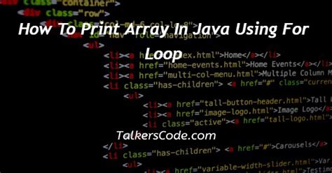 Image result for Array Loop Java