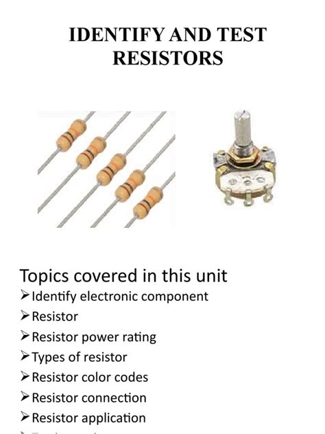 How to Test Resistors Work に対する画像結果