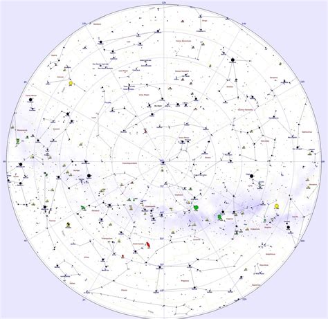 Image result for Constellation Star Map