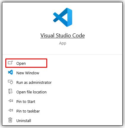 Image result for How to Start a New Project in vs Code