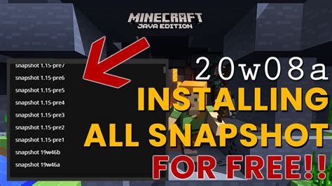 Snapshot in Minecraft Java New に対する画像結果