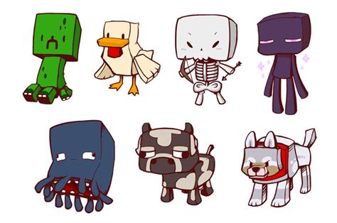 Image result for All Minecraft Mobs Drawings