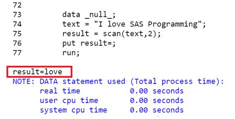 Toradh íomhá ar SYMGET Function SAS