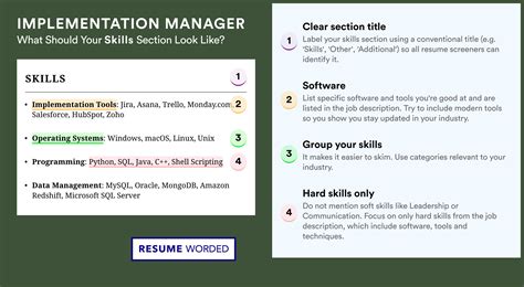 Toradh íomhá ar Implementation Manager Resume
