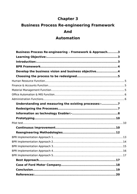 Image result for Business Process Re-engineering PDF