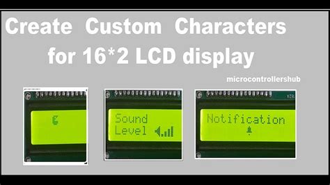 Image result for Arduino LCD Character Set