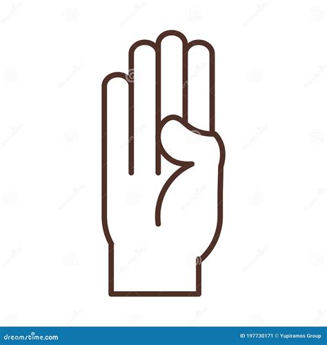 Image result for B Sign Language Vector