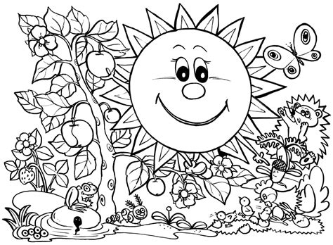 Image result for Spring Library Coloring Pages
