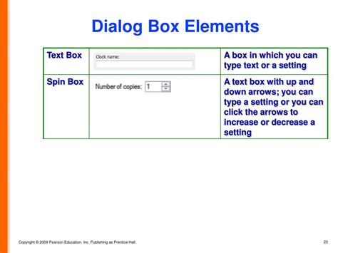 Image result for Dialog Box Elements