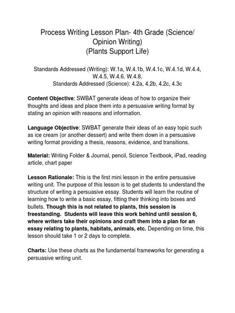 Image result for A Process Writing Lesson Plan