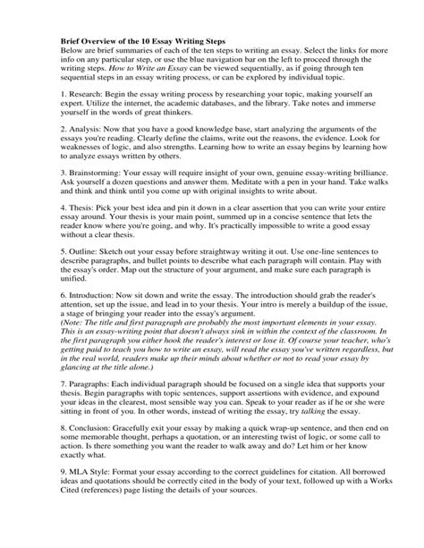 Image result for Step by Step Essay Example