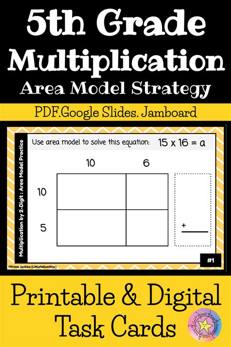 Image result for Area Model Multiplication 5th Grade