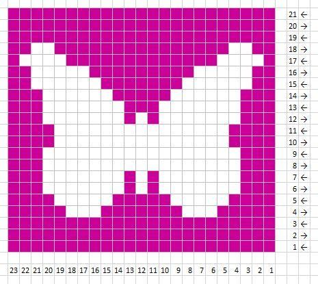 Afbeeldingsresultaten voor Tapestry Crochet Graph Pattern
