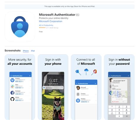 Image result for Microsoft Authenticator iOS Password Options