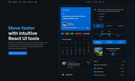 Next JS UI Library に対する画像結果