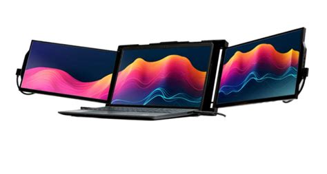 Image result for Portable 3 Panel Computer Screen