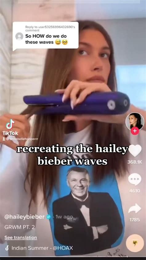 Toradh íomhá ar Hailey Bieber Hair Tutorial