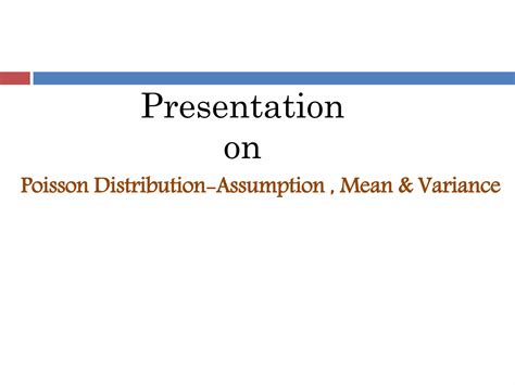 Variance of Poisson Distribution Is Equal To に対する画像結果