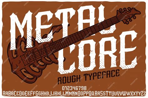 Metalcore Font に対する画像結果