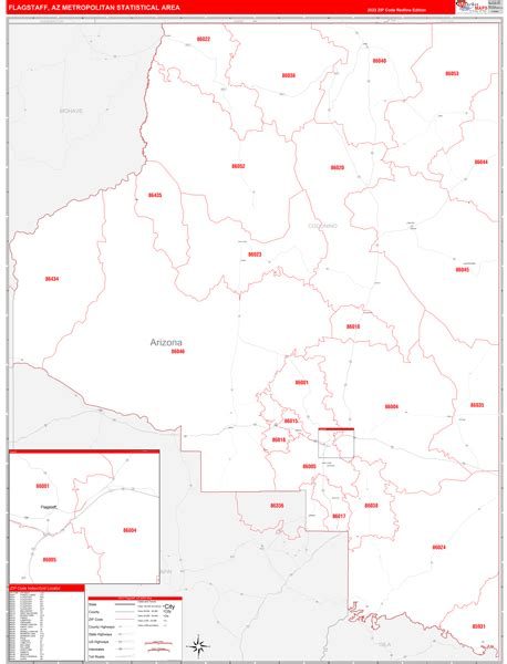 Image result for Flagstaff Zip Code Map