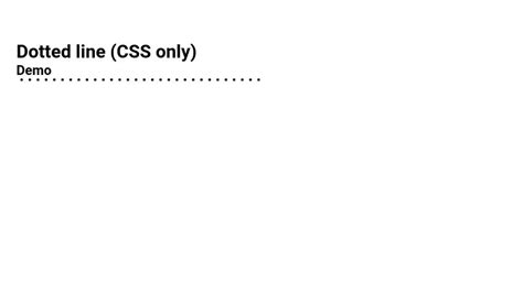 Image result for CSS How to Create Dotted Underline