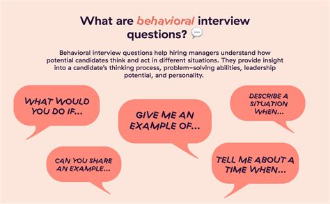 Sample Behavioral Interview Questions に対する画像結果