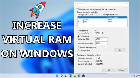 Image result for How to Increase Virtual RAM Windows 1.0
