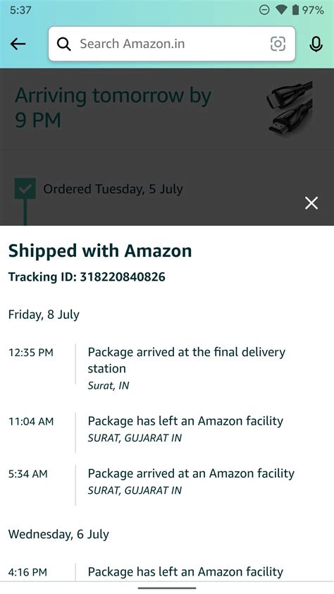 Afbeeldingsresultaten voor Amazon Tracking Package