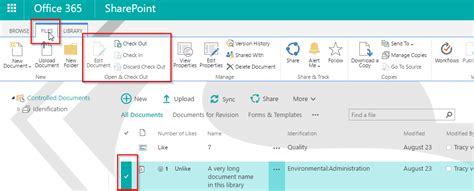 Toradh íomhá ar SharePoint Check Out