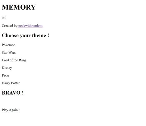 Afbeeldingsresultaten voor Memory Game Design HTML