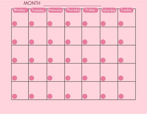 Image result for Pink Calender May