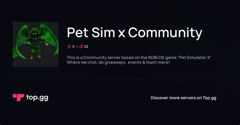 Image result for What Is Pet Simulator X Discord Server