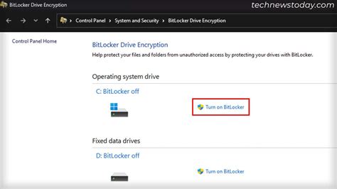 Manage BitLocker Drive Encryption に対する画像結果