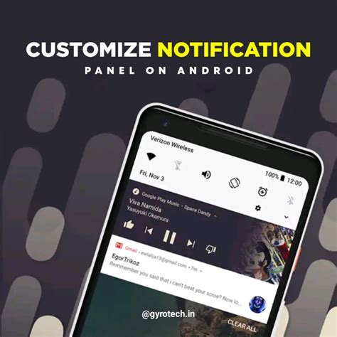Image result for Android Notification Panel UI