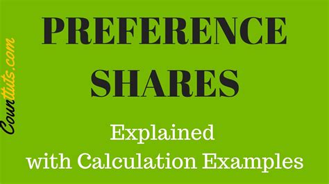 Image result for Cost of Preference Shares
