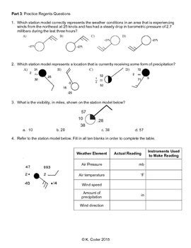 Weather Station Model Practice Worksheet に対する画像結果
