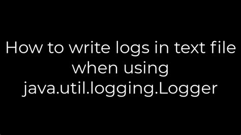 Image result for How to Write Log in Java