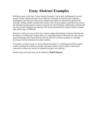 Example of an Abstract Paragraph に対する画像結果