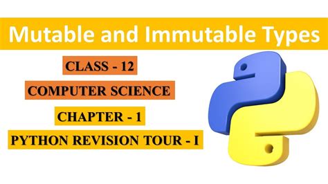 Image result for Python Mutable and Immutable Concepts Sumita Arora