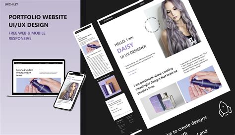 PORTFOLIO DESIGN UI UX-FREE TEMPLATE | Figma