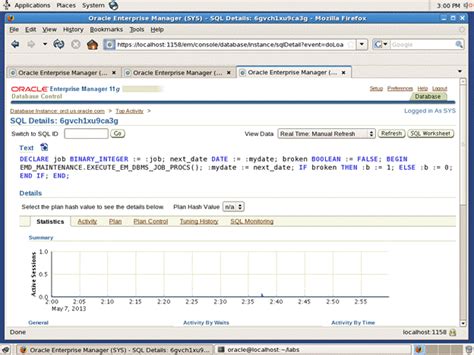 Real-Time SQL Monitoring に対する画像結果
