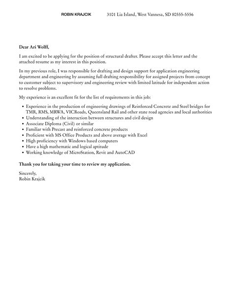 Image result for Structural Drafter CV Example